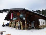 Snack station Frauenalm above the Jib Park