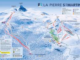 Trail map La Pierre Saint Martin