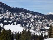 Valbella from the opposite slope perspective