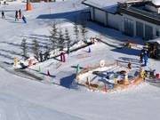 Practice area at the Eggalm mountain station