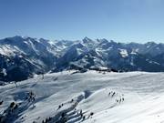 View from the Schmittenhöhe towards the Kitzsteinhorn