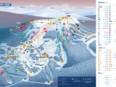 Trail map Idre Fjäll