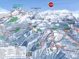 Trail map Villars/Gryon/Les Diablerets