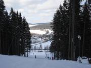 Main slope upper section