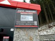 Information board at the funicular Chopok