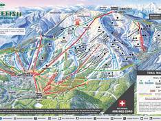 Trail map Whitefish Mountain Resort