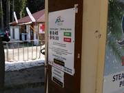 Information at the valley station