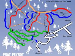 Trail map Prat Peyrot – Mont Aigoual