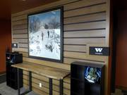 Exclusive toilets in the ski area