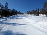 Very easy slope in the Stöten ski area