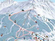 Trail map Aela – Maloja