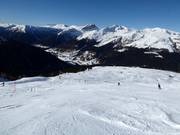 Run No. 9 on the Clavadeler piste