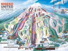 Trail map Niseko United – Annupuri/Grand Hirafu/Hanazono/Niseko Village