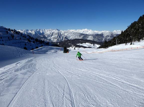 Descent at the Balbach chairlift