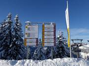 Slope signage at Hauser Kaibling