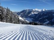 Very well-groomed slopes on the Riesneralm