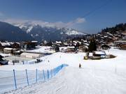Practice area in Wengen