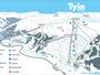 Trail map Tyin-Filefjell