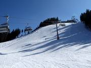 Challenging slope Direttissima at the Turrachbahn