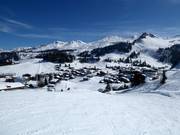 View of the accommodations on the Stoos