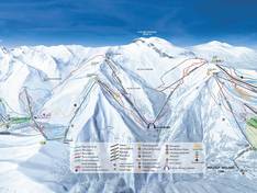 Trail map Espace Lumière – Pra Loup/Val d’Allos