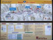 Cross-country trail map