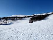 Wide slope in the Sysendalen ski area