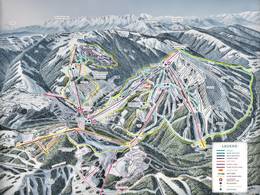 Trail map Yellowstone Club