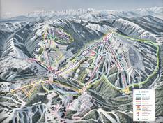 Trail map Yellowstone Club