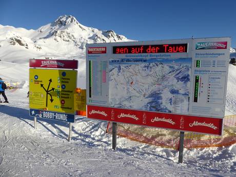 Radstadt Tauern: orientation within ski resorts – Orientation Obertauern