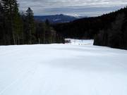 Very good slope preparation in the ski resort of Babin Do
