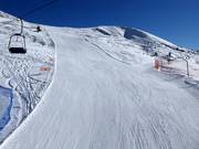 The lower part of the Mittager piste