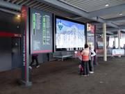 Detailed information board at the valley station