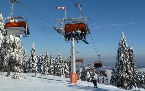 Ústí nad Labem Region (Ústecký kraj): best ski lifts – Lifts/cable cars Keilberg (Klínovec)
