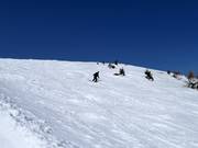 Deep snow slope at the Hochsonnlift