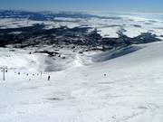 Difficult slope Lomnické sedlo