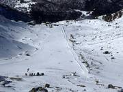 View of the beginner slope Sandiger Boden