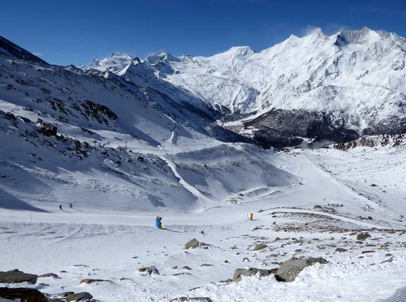 View of the Hohsaas ski resort