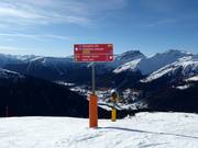 Slope signage at Jakobshorn