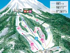 Trail map Ciao Ontake Snow Resort