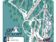 Trail map Hickory