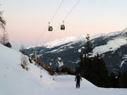 Evening atmosphere on the valley run to Bramberg
