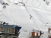 Beginner area at the Startbahn (chairlift and magic carpet)