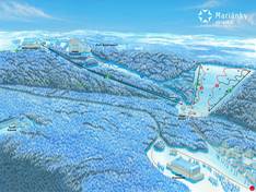 Trail map Mariánky – Mariánské Lázne