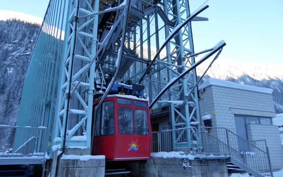 Highest base station in Vorarlberg – ski resort Silvretta Bielerhöhe – Partenen