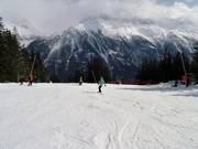 Start of the Evettes downhill run