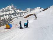 Practice lift at the Rinderhütte