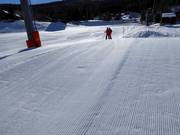 Very well-groomed slopes at the Riedlift
