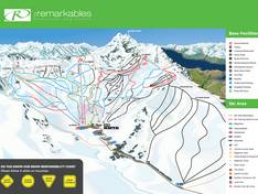 Trail map The Remarkables