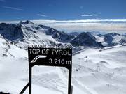 Top of Tyrol viewing platform 3210 m